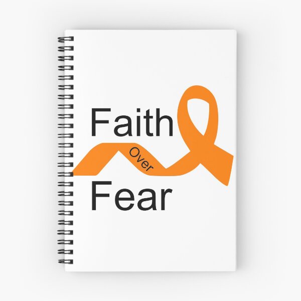 Item preview, Faith Over Fear - Orange Ribbon designed and sold by sinsvirtues.