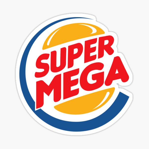 SuperMega Sticker