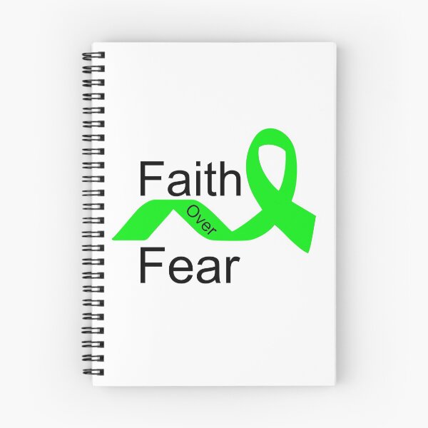 Item preview, Faith Over Fear - Green Ribbon designed and sold by sinsvirtues.