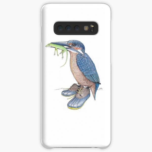 Kingfisher in duck shoes Samsung Galaxy Snap Case