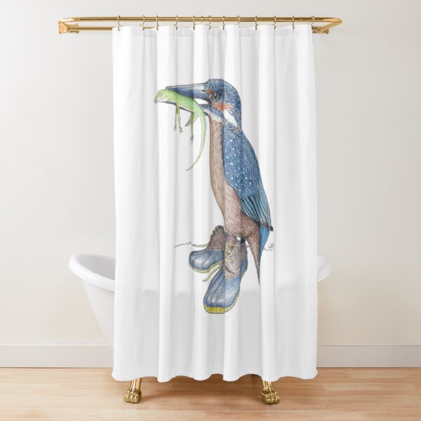 Item preview, Kingfisher in duck shoes designed and sold by JimsBirds.