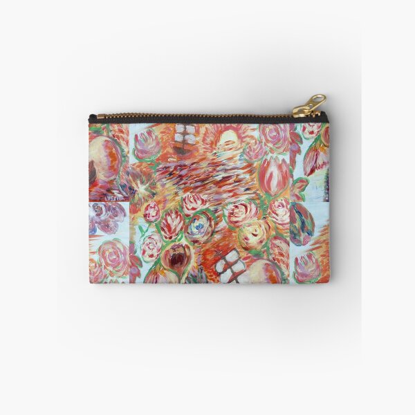 Item preview, Dream of ocean flowers and setting sun, orange, purple and boats designed and sold by ThereseLyssia.