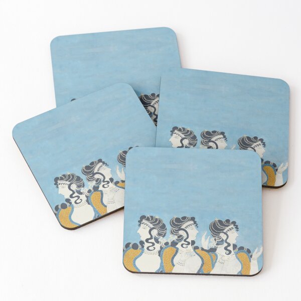 Item preview, Minoan Ladies in Blue fresco after Emile Gilliéron designed and sold by WillowNox7.