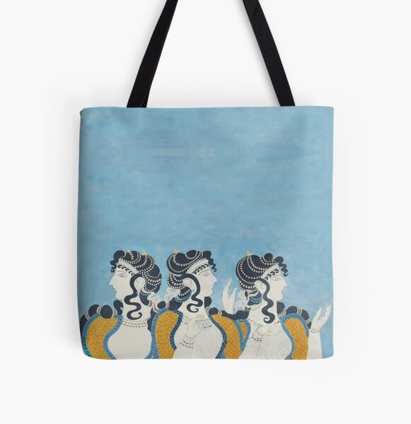 Item preview, Minoan Ladies in Blue fresco after Emile Gilliéron designed and sold by WillowNox7.