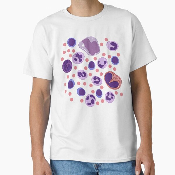 Item preview, Large White Blood Cell Pattern designed and sold by Lindsey Seymour.