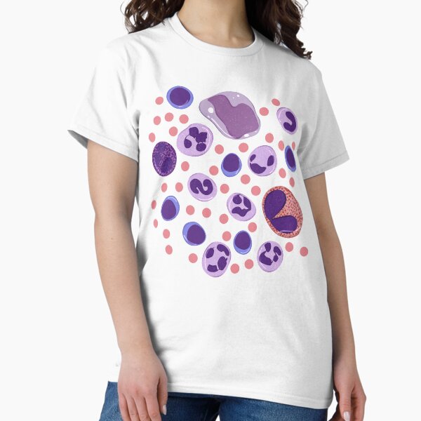 Item preview, Large White Blood Cell Pattern designed and sold by Lindsey Seymour.