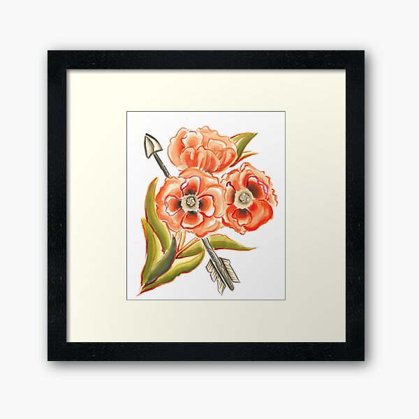"Love Hurts" Framed Art Print