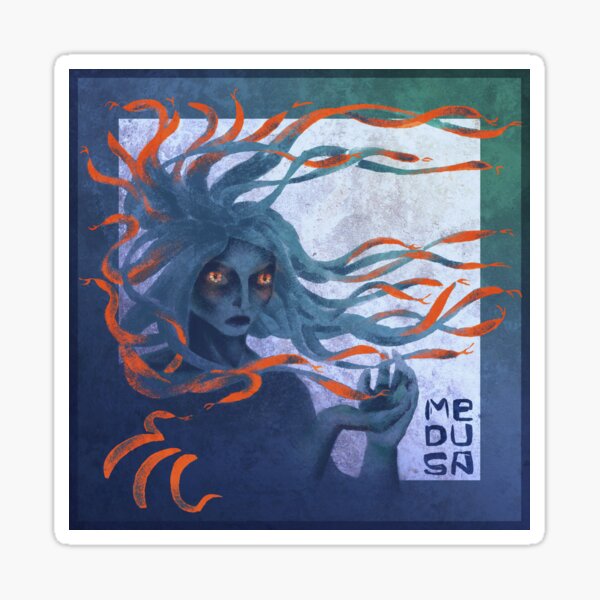 Medusa the Gorgon Sticker
