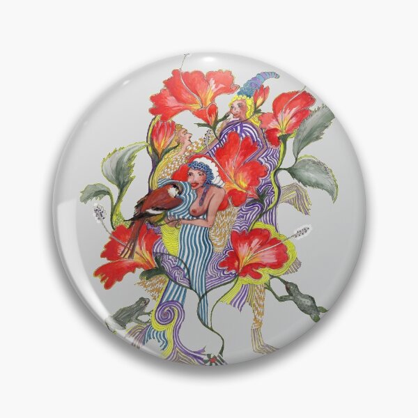 Item preview, LADY AND BIRD IN THE GARDEN designed and sold by Annie18c.