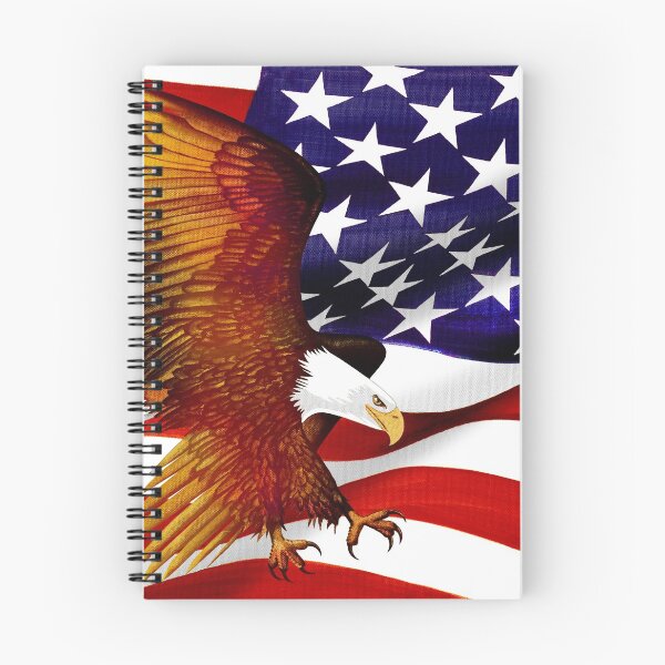 Item preview, American Flag and Eagle - Óleo sobre lienzo designed and sold by RickSchroeppel.