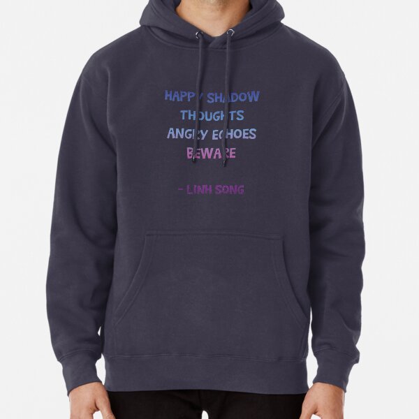 pensées d'ombre heureux Sweat à capuche épais
