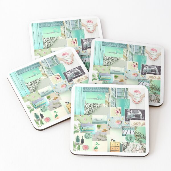 Item preview, Pastel Green Collage designed and sold by Her-Spiel.