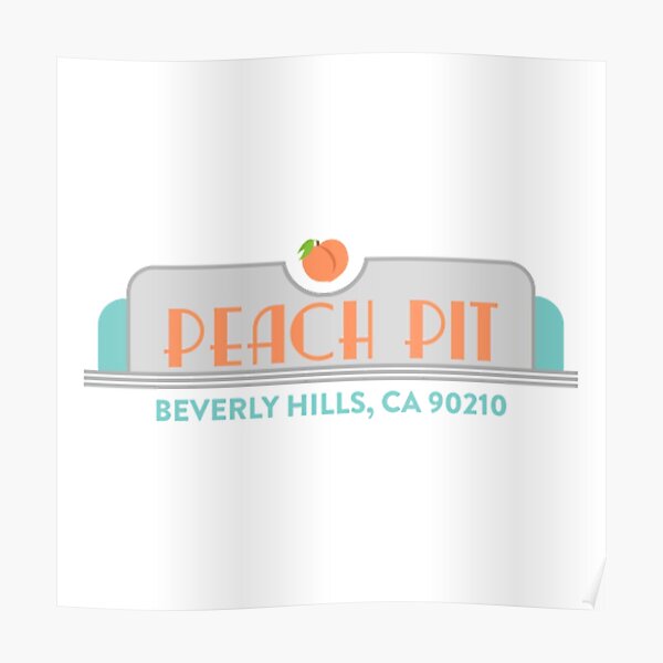 Peach Pit Posters Redbubble