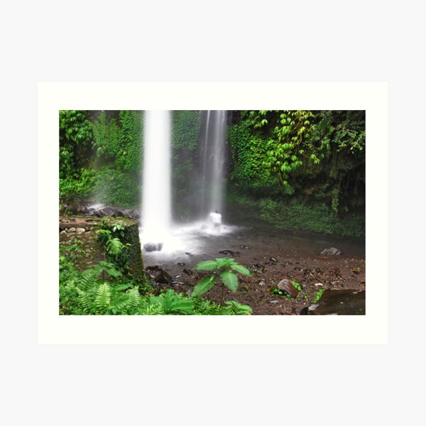 Taking a shower.... Art Print