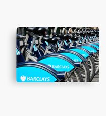 Boris Bike Blues Canvas Print