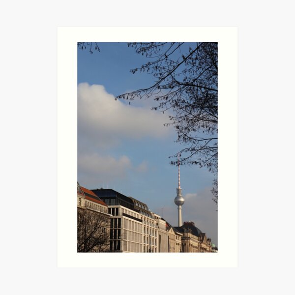 Fernsehturmled Art Print