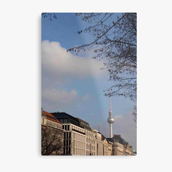 Fernsehturmled Metal Print