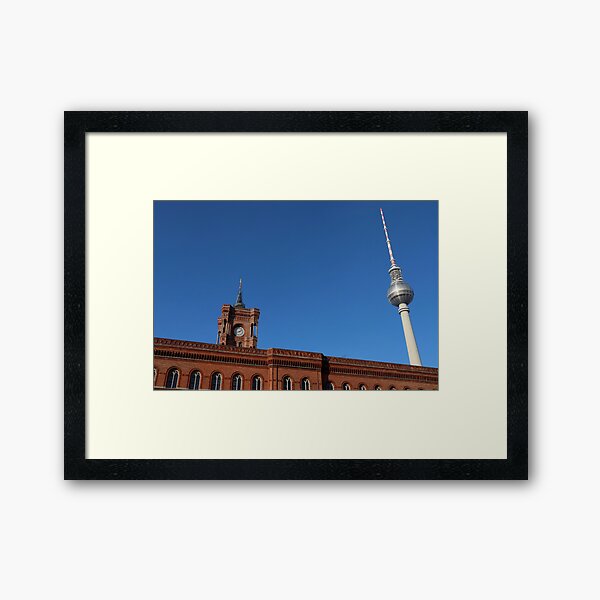 Brick and steel Framed Art Print