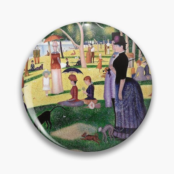 Item preview, Georges Seurat A Sunday Afternoon on the island of la grande jatte famous painting designed and sold by MindChirp.
