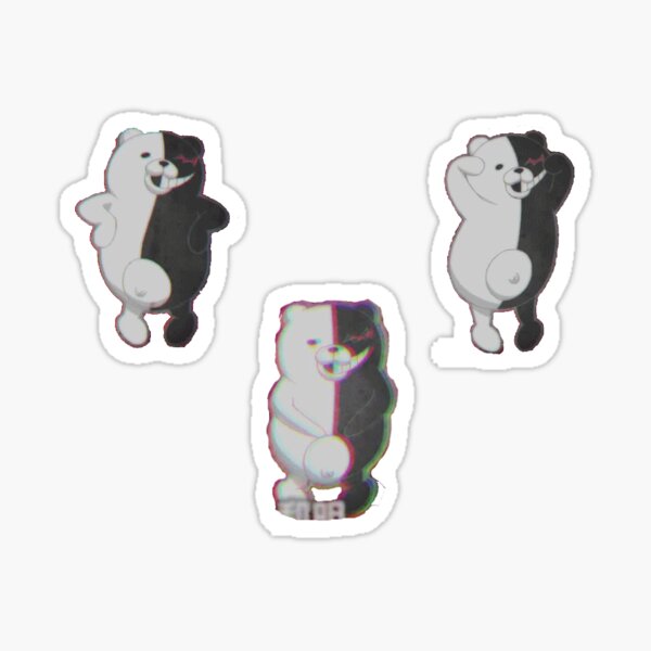 Monokuma Dance Danganronpa Sticker