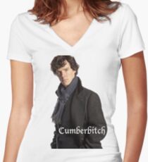Cumberbitch Women's Fitted V-Neck T-Shirt