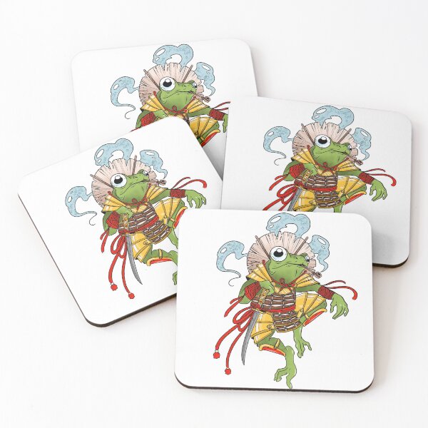 Item preview, Samurai frog  designed and sold by bitterginger.
