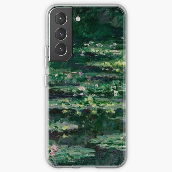 Claude Monet - Water Lilies - Dark Green Samsung Galaxy Soft Case