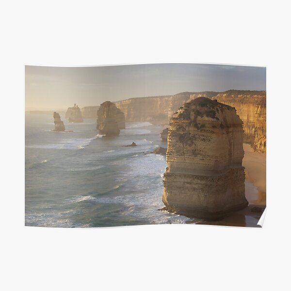 12 Apostles Early Dusk Poster