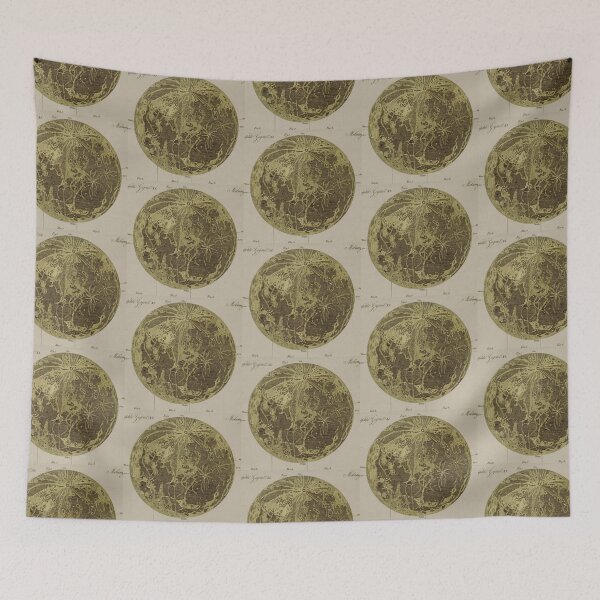 Item preview, Vintage Lunar Map designed and sold by BlueSpecsStudio.