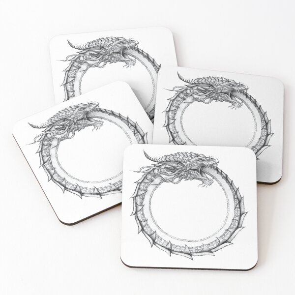 Item preview, Infinity Dragon Circle Ouroboros designed and sold by MotoringZen.