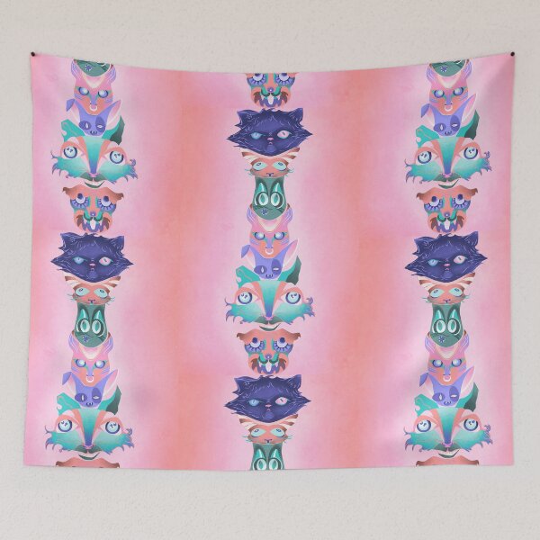 Item preview, CatTotem #3 designed and sold by Emily Fritze.