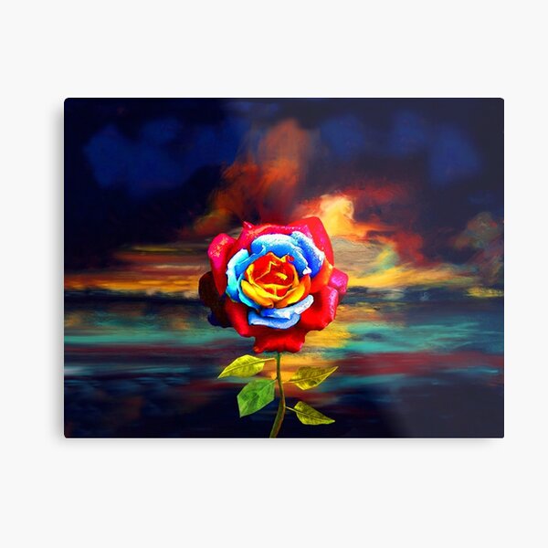 Armenian Flower Հայկական ծաղիկ Metal Print