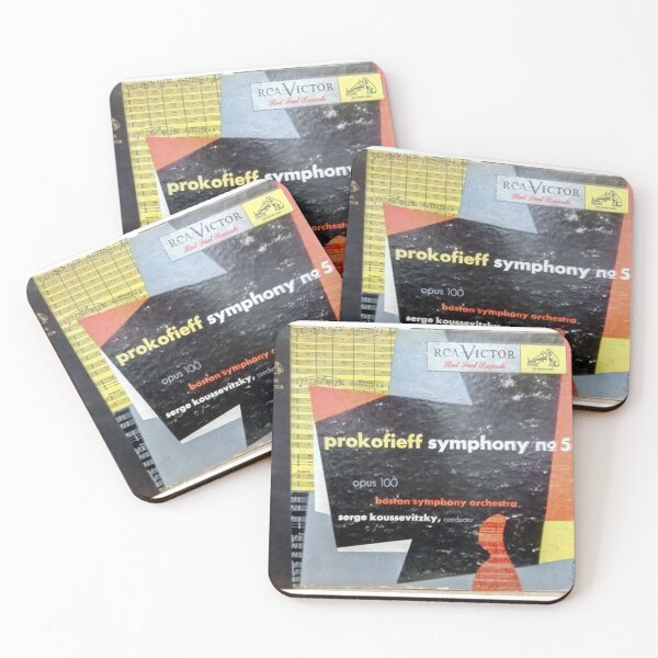 Item preview,  Serge Koussevitzky, Boston Symphony Orchestra ‎– Prokofieff Symphony No. 5 Opus 100 , 78 rpm album, 50's designed and sold by Vintaged.