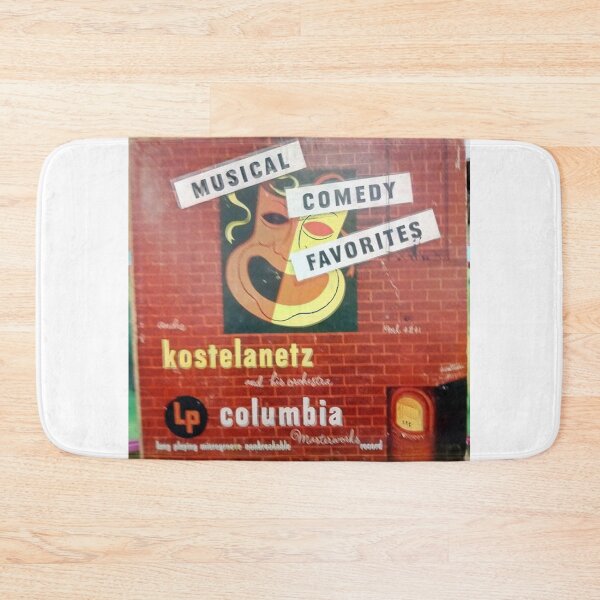 Item preview,  André Kostelanetz And His Orchestra ‎– Musical Comedy Favorites,1949, Kostelanetz, mask designed and sold by Vintaged.