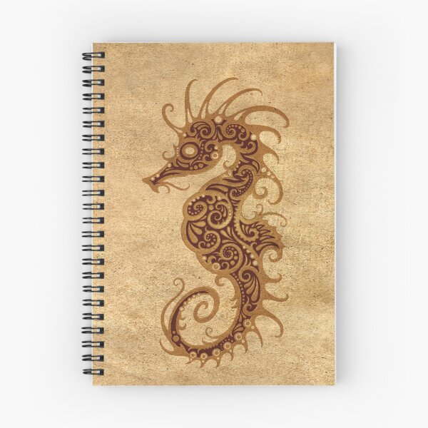 Item preview, Aged Vintage Intricate Tribal Seahorse Design designed and sold by JeffBartels.