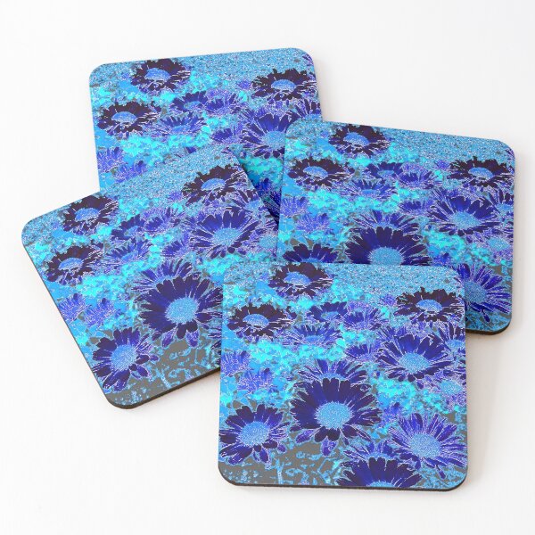Item preview, DARK  PURPLE ASSORTED DAISIES GARDEN ART designed and sold by sharlesart.