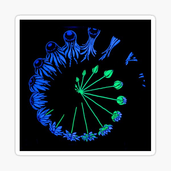 Jellyfish Zoetrope Sticker