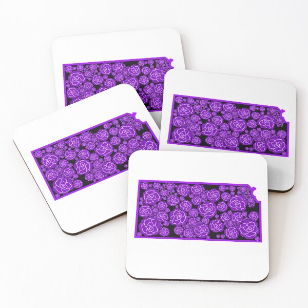 Item preview, Purple Roses Flower State of Kansas designed and sold by Ella's  Doodles And Designs.