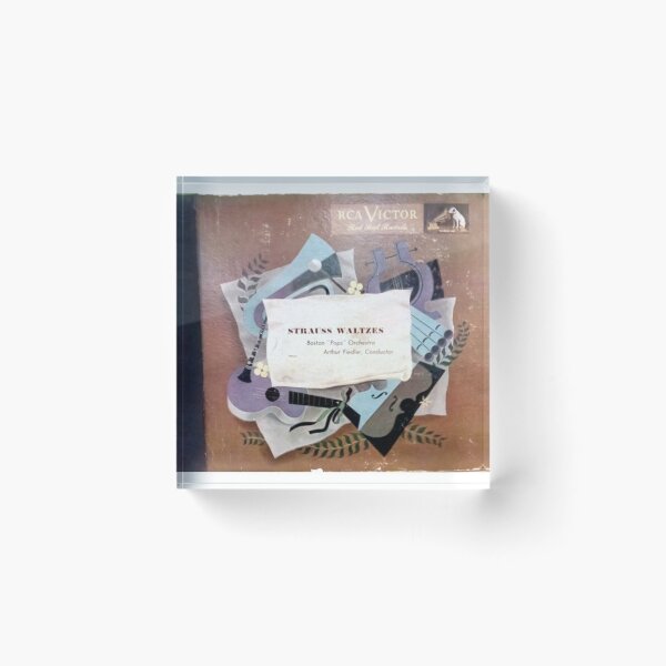 Item preview,  Strauss, Boston "Pops" Orchestra, Arthur Fiedler ‎– Waltzes, 78 rpm album, 40's designed and sold by Vintaged.