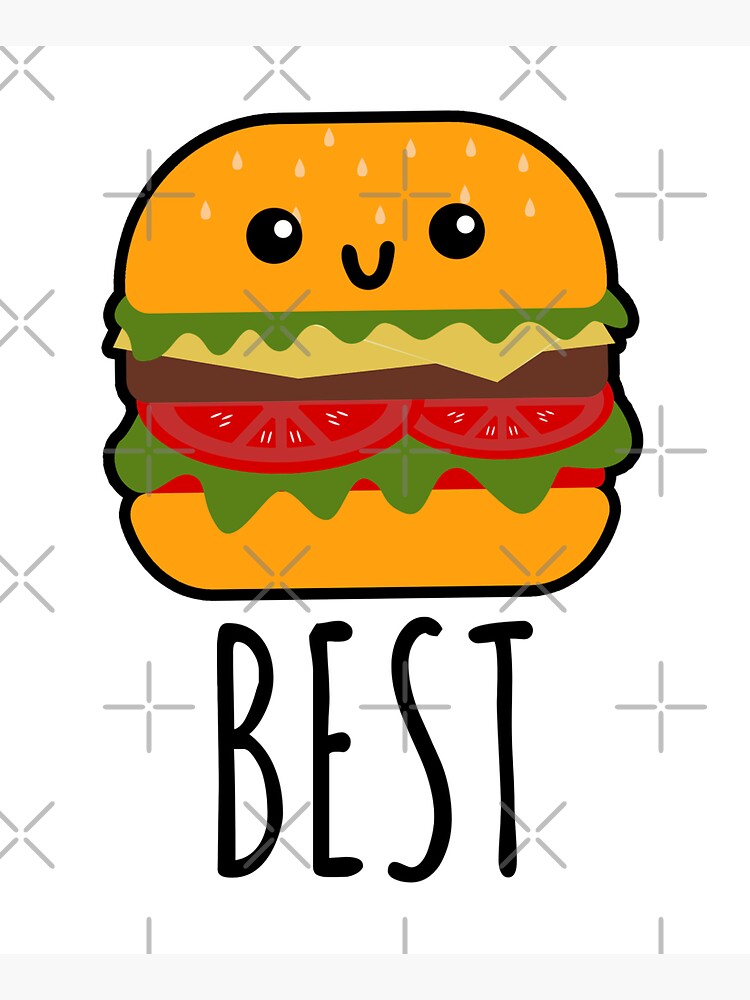 "Best Friends Burger and Fries Matching Gift" Tote Bag by LunaMay Redbubble