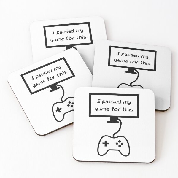 Item preview, Paused Game- For Video Game designed and sold by Ella's  Doodles And Designs.