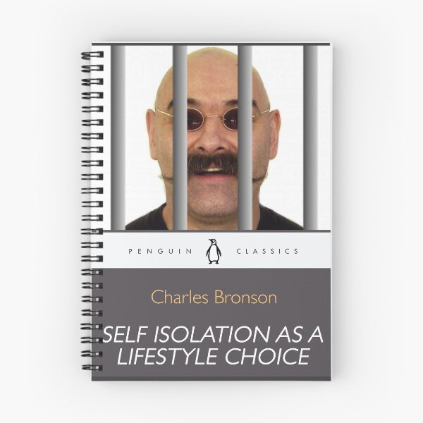 Item preview, Charles Bronson Self Isolation Mock Book designed and sold by markstones.