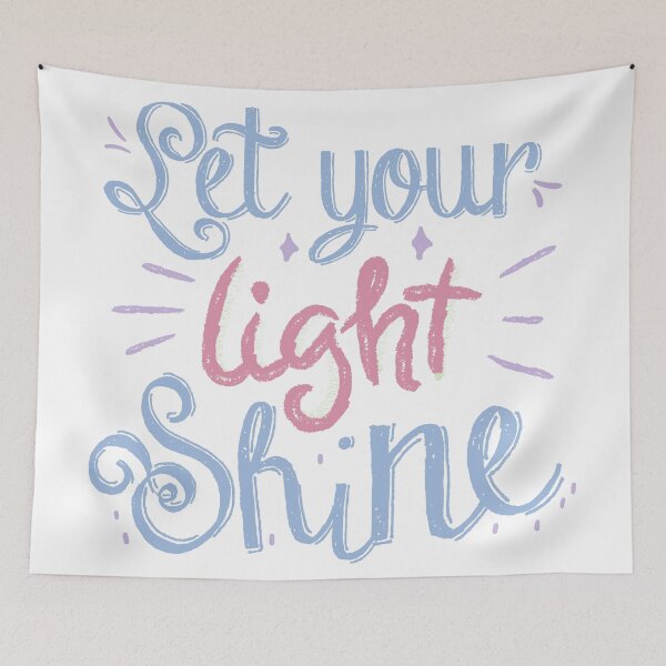 Item preview, Let your light shine inspirational quote designed and sold by javes93.
