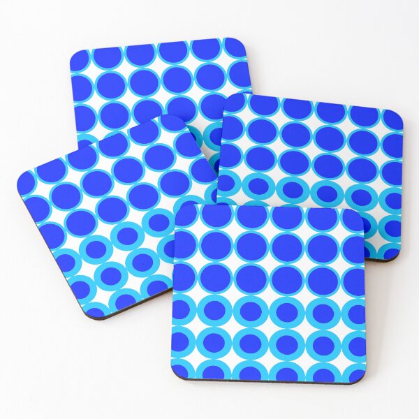 Item preview, Blue Retro Circle designed and sold by NobodysHero.