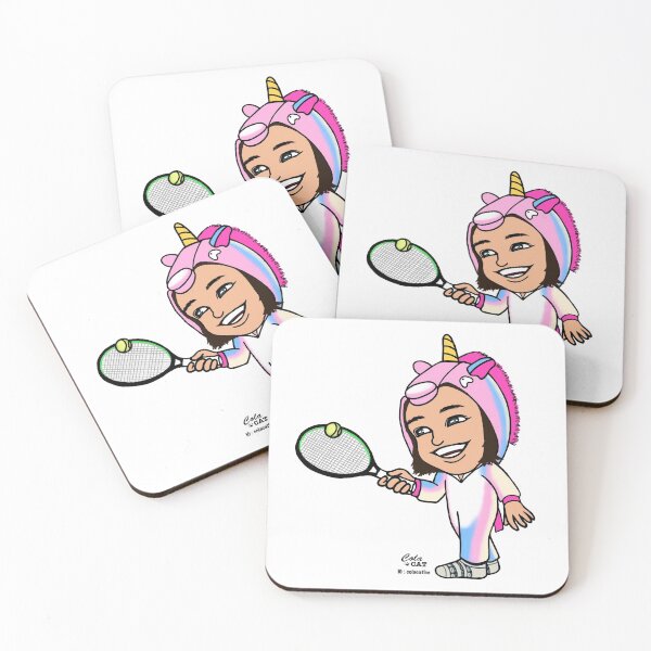 Item preview, Iga Swiatek Volley Wall Unicorn  designed and sold by Colacatlee.