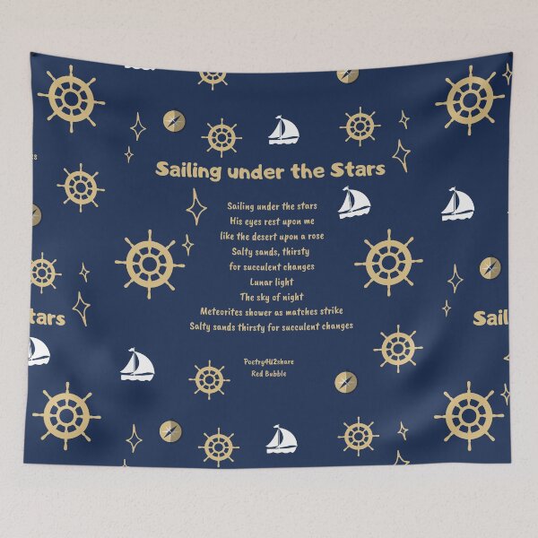 Item preview, Sailing under the Stars designed and sold by Poetry4U2share.