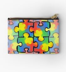 Autism Awareness Pattern 1 Studio Pouch