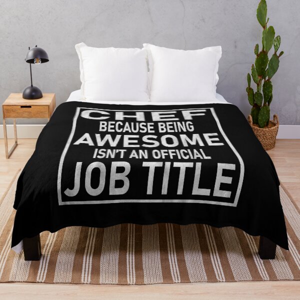 Item preview, Chef Because Being Awesome Isn't An Official Job Title graphic designed and sold by Grabitees.