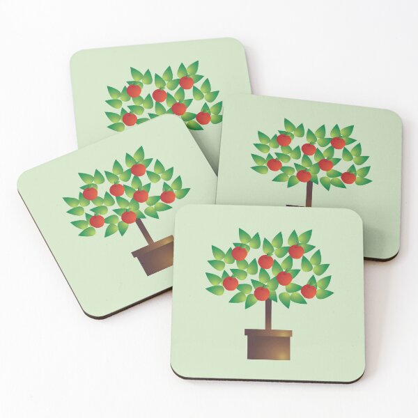 Item preview, Apple Tree Pot Plant Digital Art | Melanie Jensen Illustrations designed and sold by Melanie Jensen.