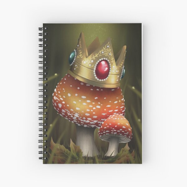 Toadstool Crown Spiral Notebook